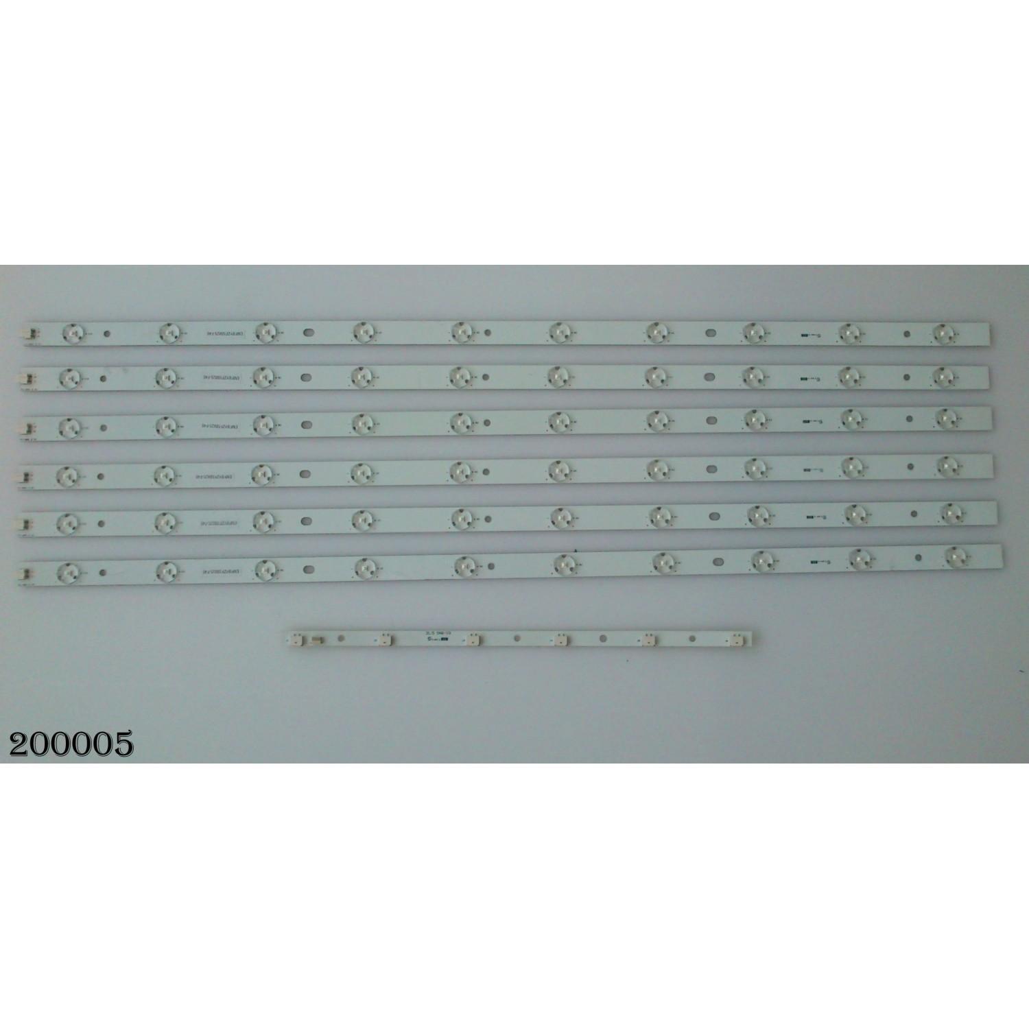 KIT DE LED´S PARA TV (6 PIEZAS) / VIZIO EMFB01F6B021-F46 / EMFB01F6B028-F46 / 31.5 SNB-V3 / SNB-C2 / PANEL TPT315B5-TAT01 REV:C1D / MODELOS E320-A1 / E320-A1 LTTDNLEP / E320-A1 LTTDNLBP